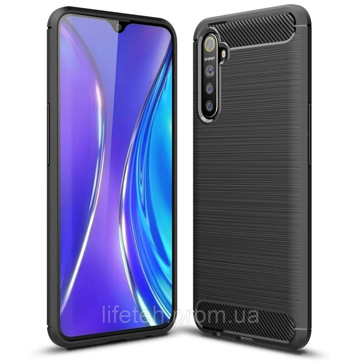 

TPU чехол Slim Series для Realme 6 Pro, Черный