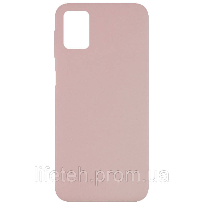 Чехол Silicone Cover Full without Logo (A) для Samsung Galaxy M51, Розовый / pink sand