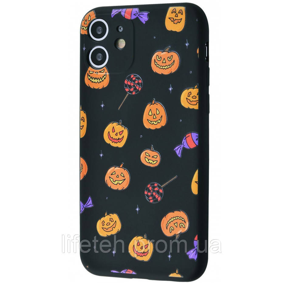 

TPU чехол WAVE Fancy для Apple iPhone 11 (6.1"), Smiling pumpkins / black