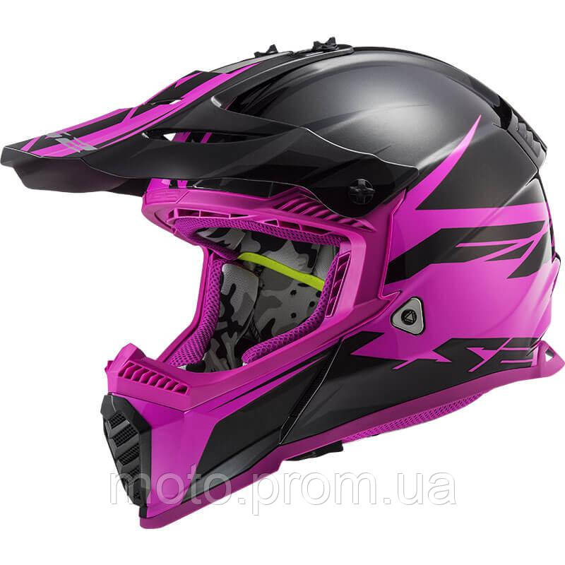 

LS2 MX437 FAST EVO ROAR MATT BLACK PURPLE