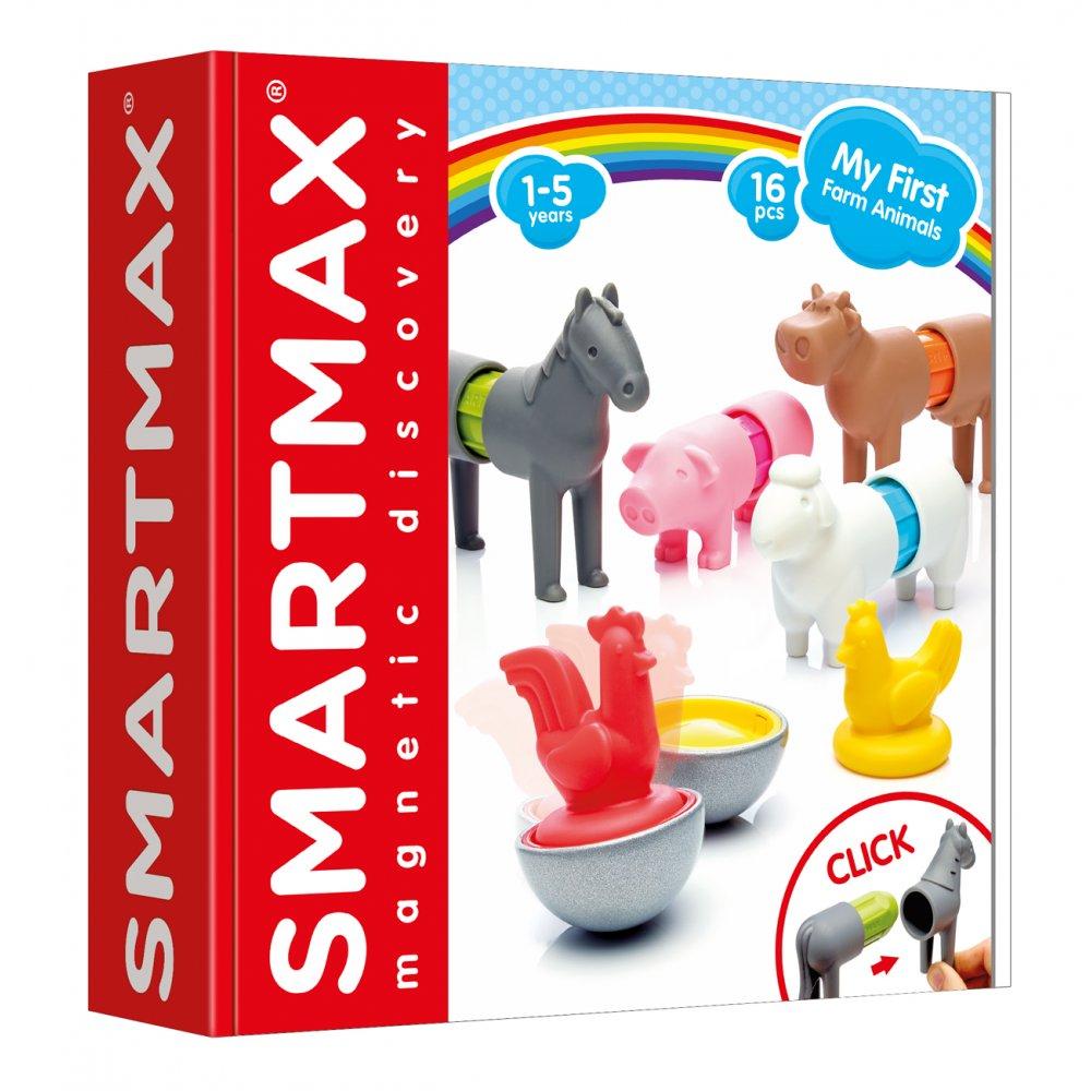

Магнитный конструктор SMARTMAX Мои первые животные (SMX 221)