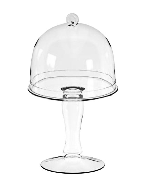 

Тортовница с крышкой Mazhura Candy Bar MZ-V-015 25 см, Прозрачный