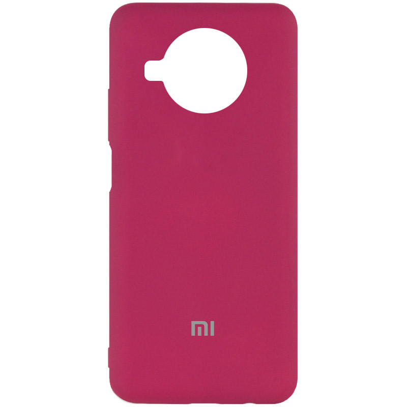 

Чехол Silicone Cover My Color Full Protective (A) для Xiaomi Mi 10T Lite / Redmi Note 9 Pro 5G, Бордовый / marsala