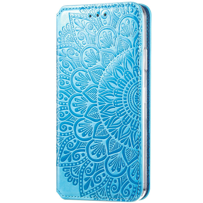 

Кожаный чехол книжка GETMAN Mandala (PU) для Samsung Galaxy S20 FE Синий