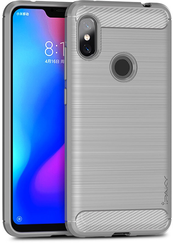 

Чехол для телефона Ipaky Slim Anti-fingerprint TPU Case Xiaomi Mi A2 Lite (Redmi 6 Pro) Gray