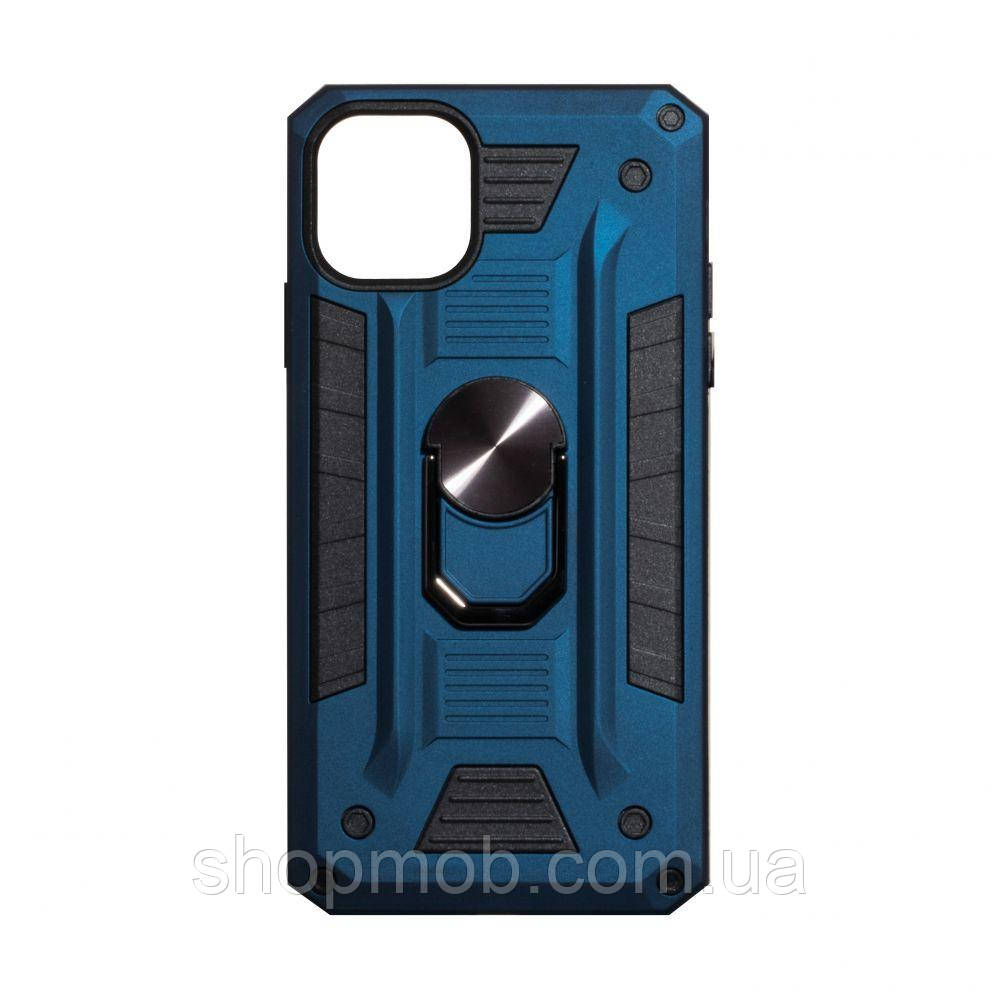 

Чехол Robot Case with ring for Apple Iphone 11 Цвет Тёмно-Синий