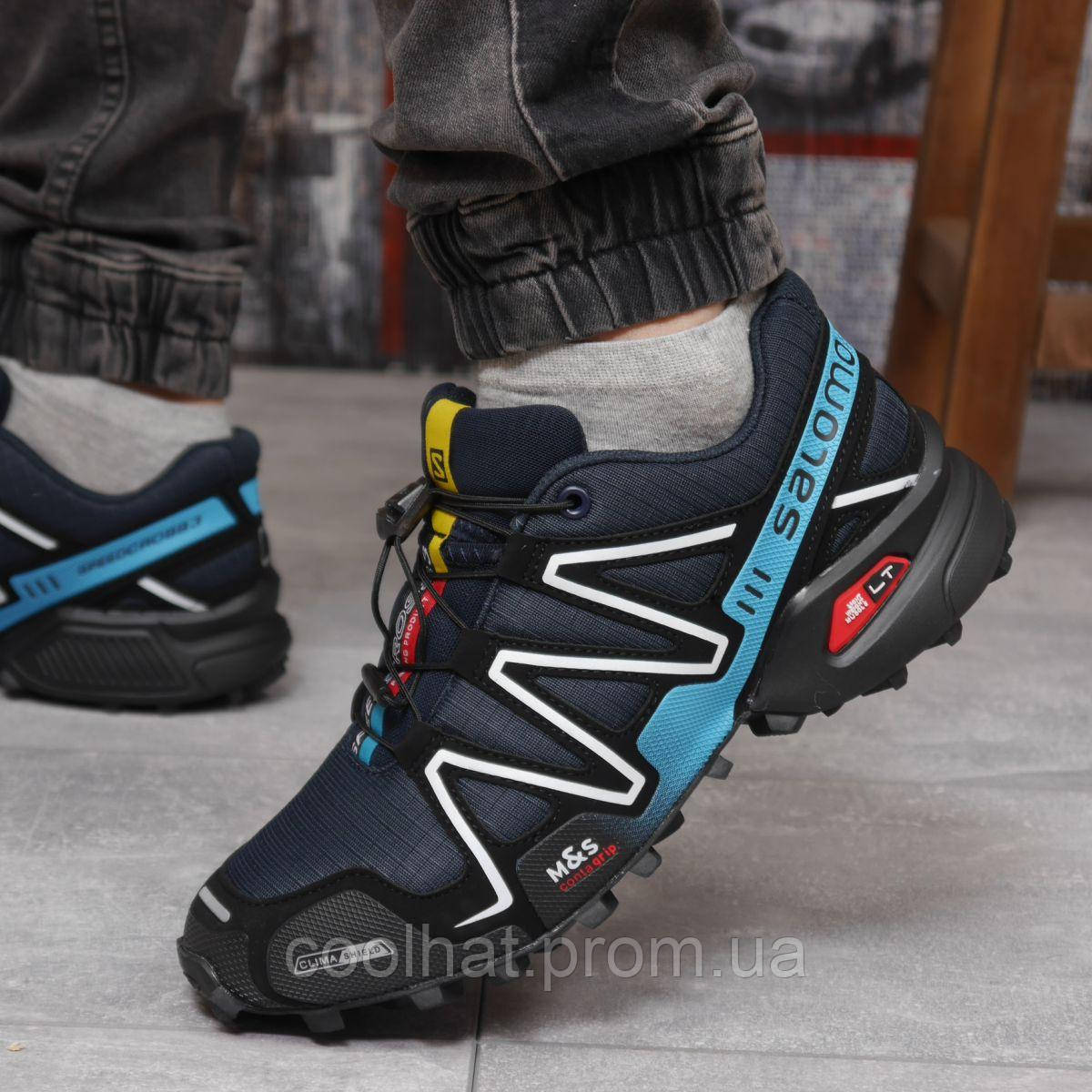 

Кроссовки мужские Salomon Speedcross 3, темно-синие; верх- Текстиль, ( ! Наличие►: 41 42 43 44 ◄