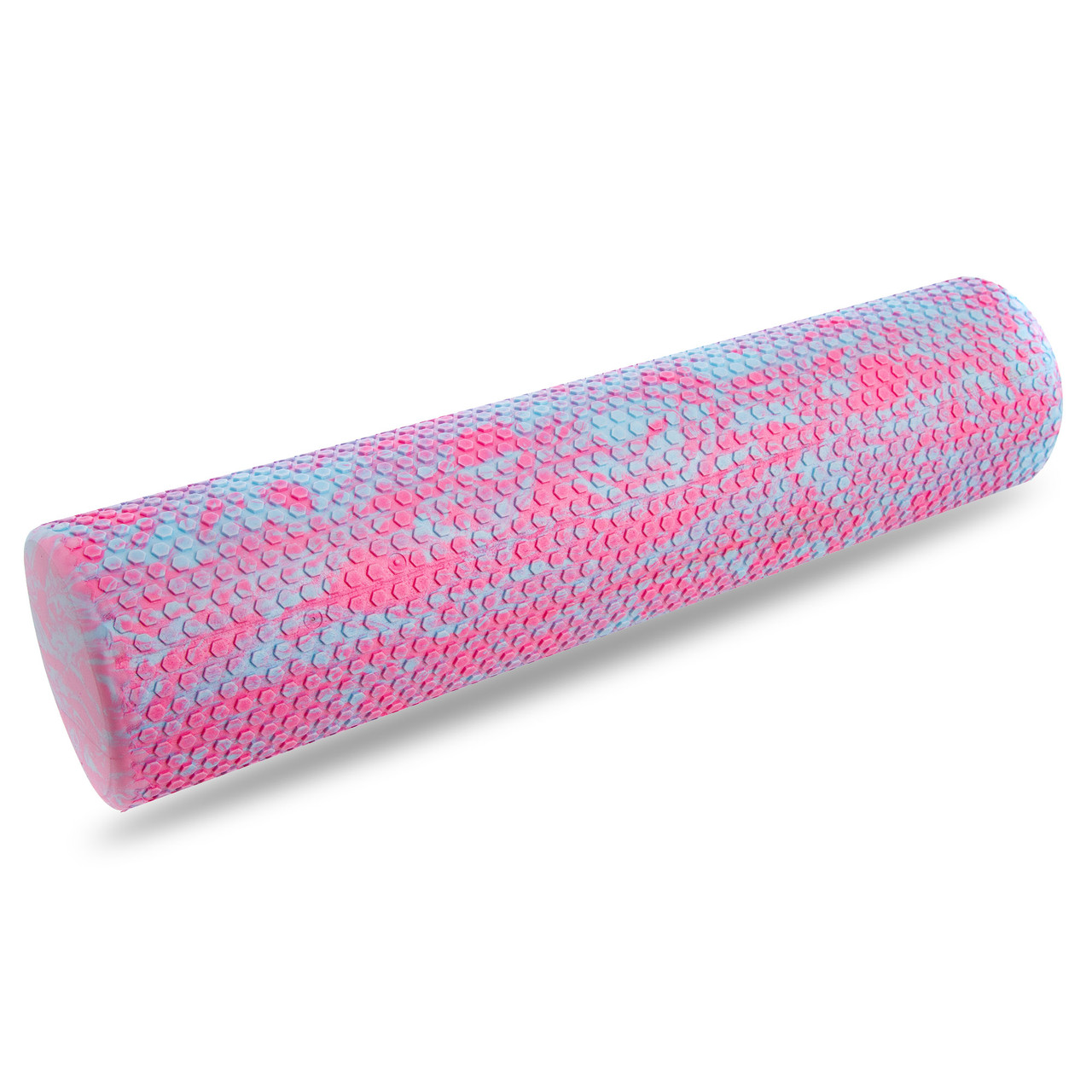 

Массажный ролик для рук и ног роллер Grid Roller Zelart 60x15 см FI-6981 Blue-Pink