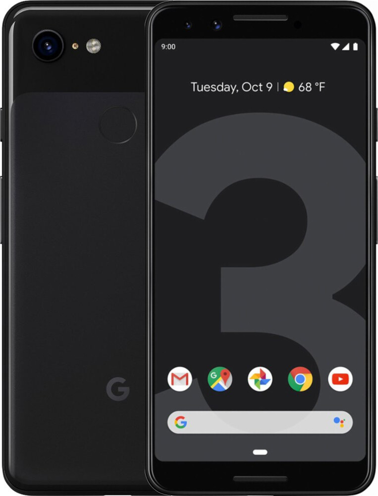 

Google Pixel 3 Just Black, Черный