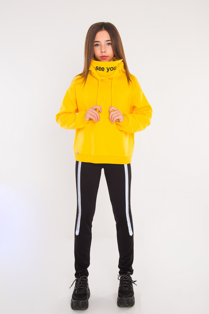 

Худи для девочки подростка Suzie с маской 140 см Желтый 1247285708, КОД: 2383741