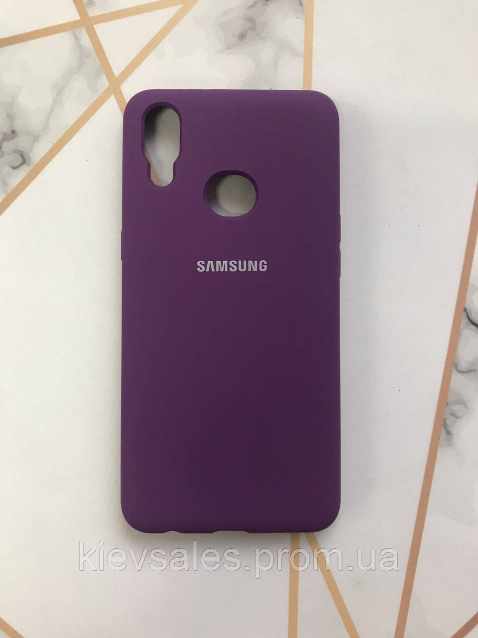 

Силиконовый чехол Silicone Case для Samsung Galaxy А10s A107 Фиолетовый 12800, КОД: 1843001