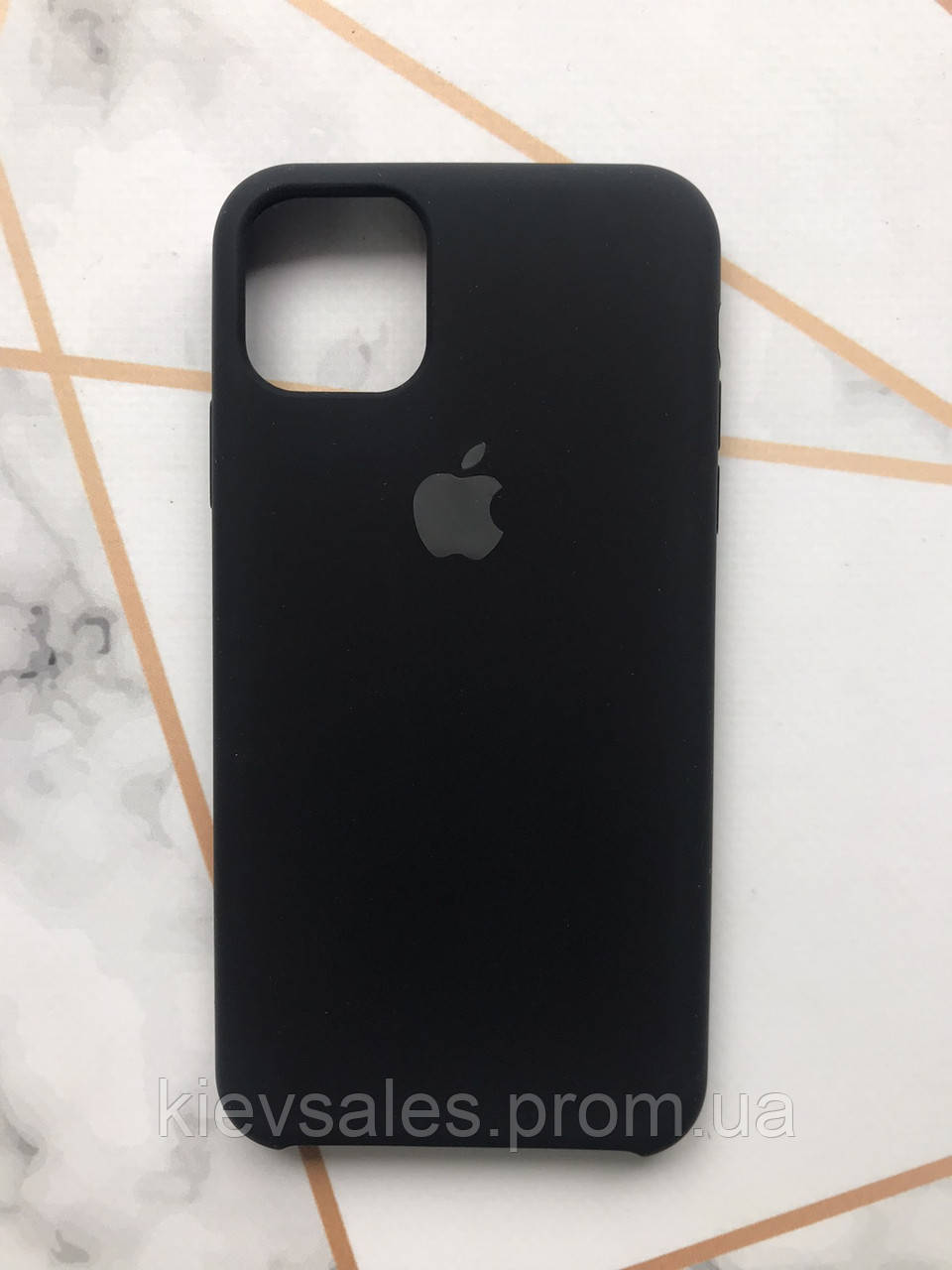 

Силиконовый чехол Silicone Case для iPhone 11 Pro Max 6,5 Черный 12716, КОД: 1844329