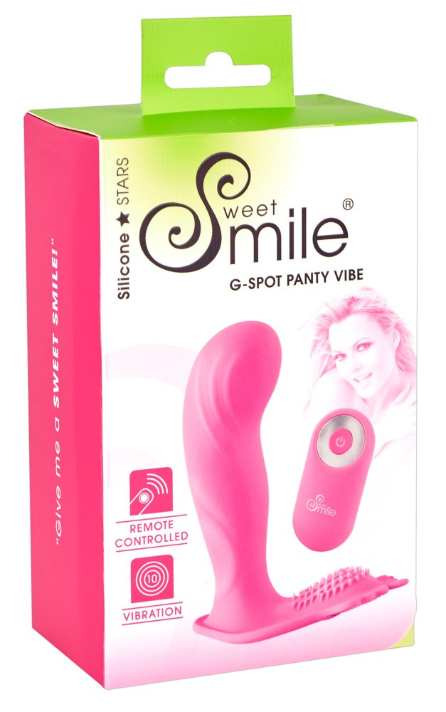 

Стимулятор G-точки - Sweet Smile G-Spot Panty Vibe, Розовый