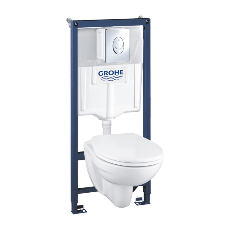 

Комплект Solido Compact 4-в-1 інсталяційна система з підвісним унітазом 39400000 Grohe