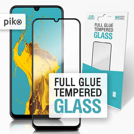 Захисне скло Piko Full Glue для Samsung M21 M215 Black (1283126501142), фото 2