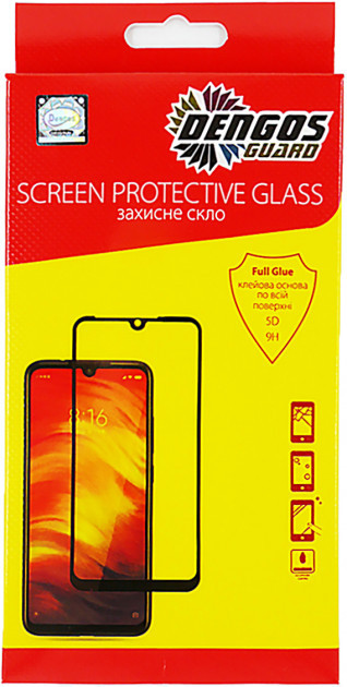 

Защитное стекло Dengos Full Glue для Samsung M30s M307 Black (TGFG-82), Черный