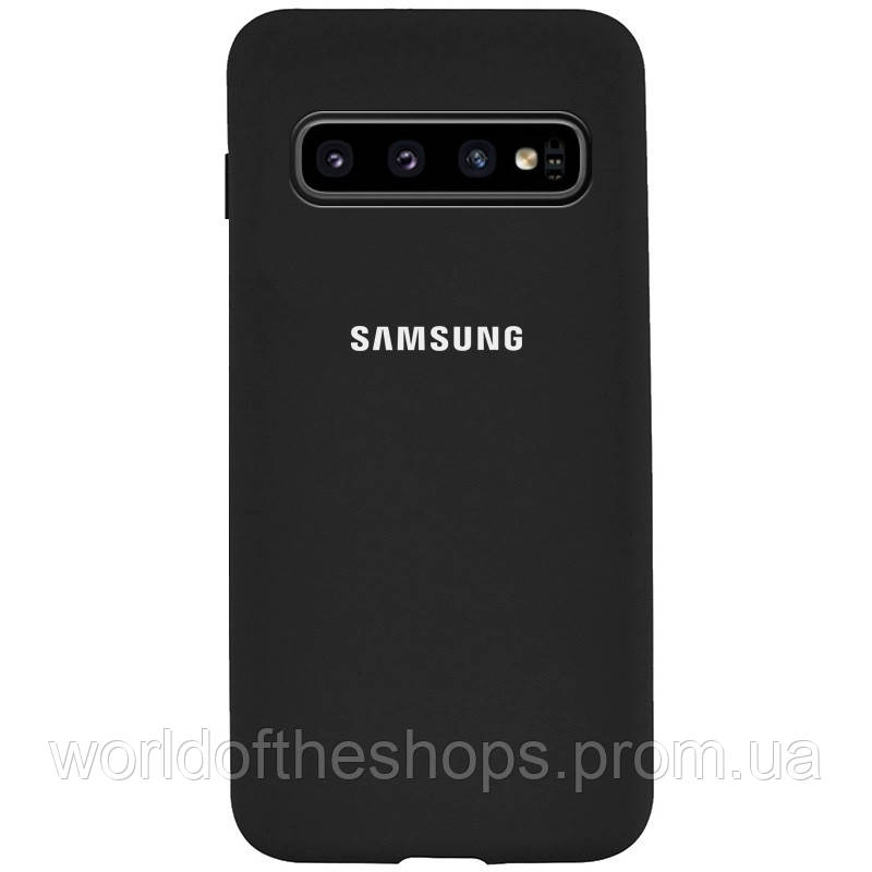 

Чехол Silicone Cover Full Protective (AA) для Samsung Galaxy S10, Черный / black