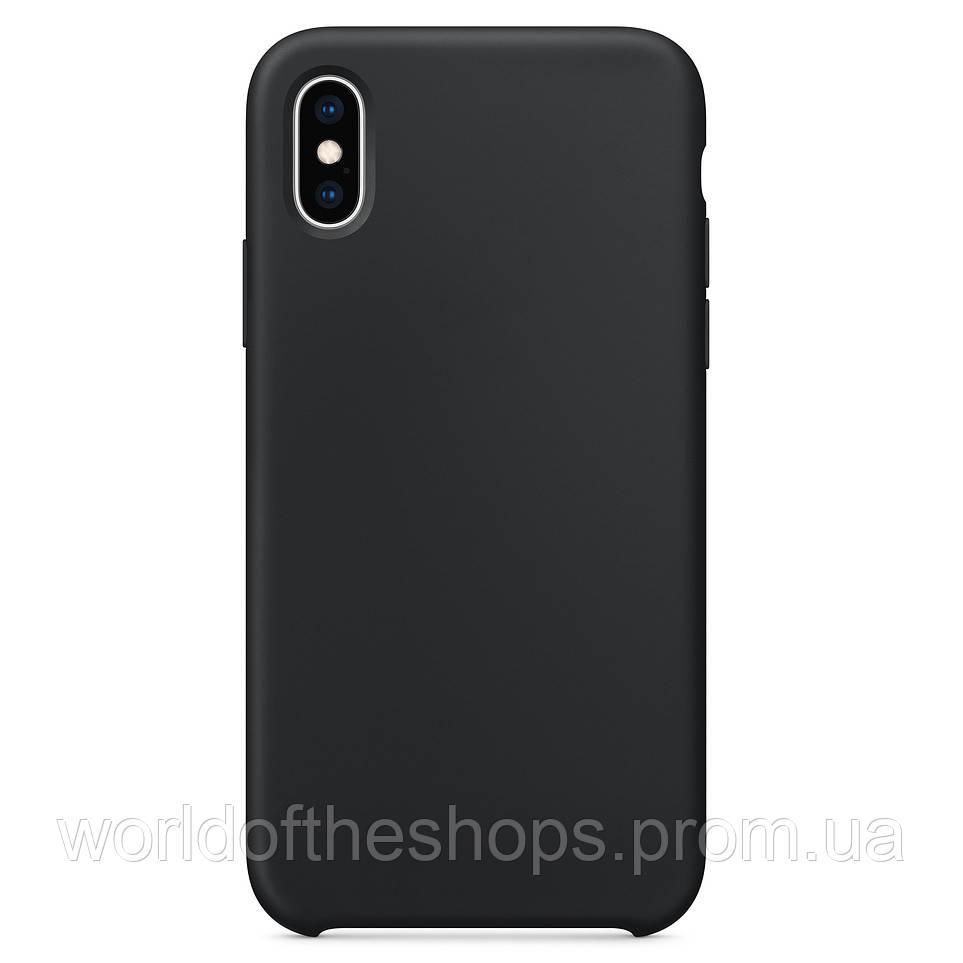 

Чехол Silicone Case without Logo (AA) для Apple iPhone XS Max (6.5"), Черный / black