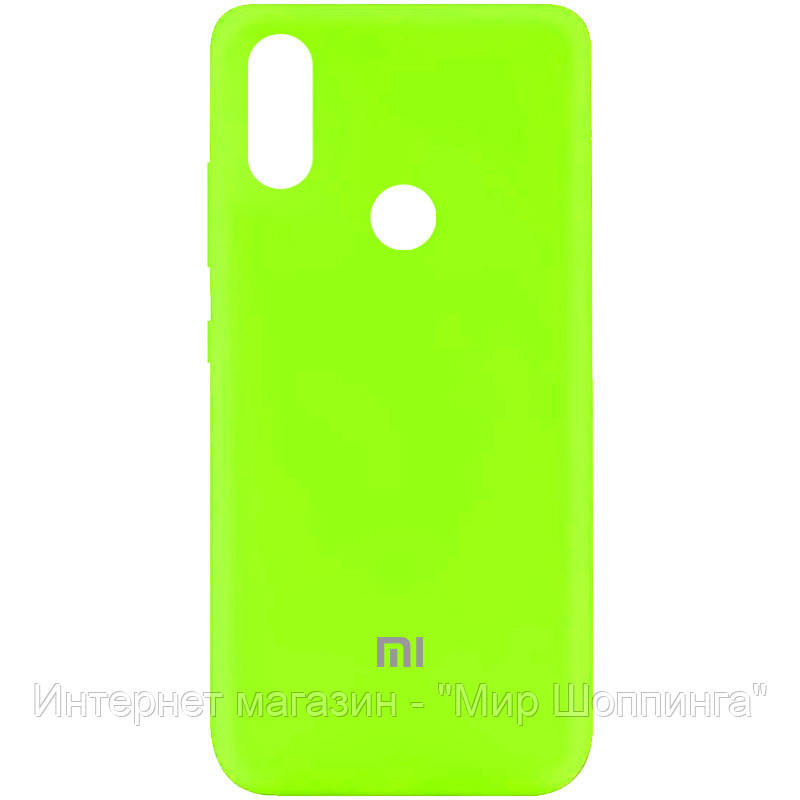 

Чехол Silicone Cover My Color Full Protective (A) для Xiaomi Redmi Note 5 Pro/Note 5 (Dual Camera), Салатовый / neon green