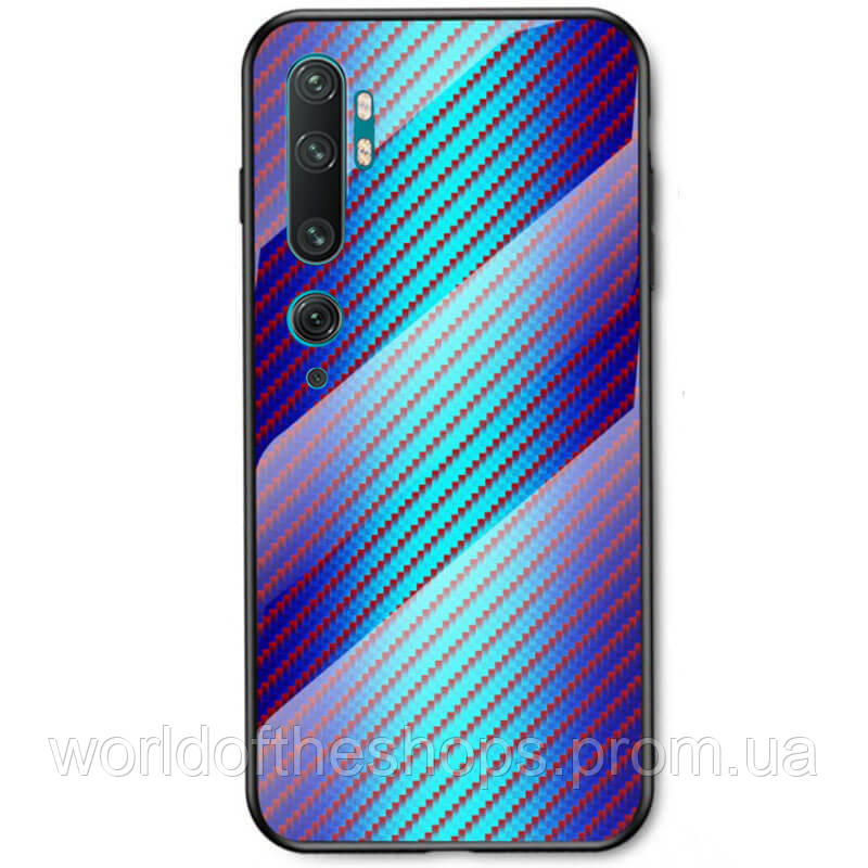 

TPU+Glass чехол Twist для Xiaomi Mi Note 10 / Note 10 Pro / Mi CC9 Pro, Голубой