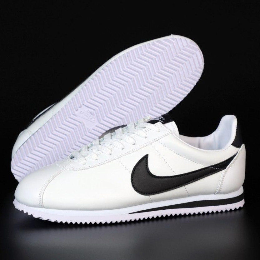 

Мужские кроссовки в стиле Nike Classic Cortez, кожа, белый, Вьетнам 45