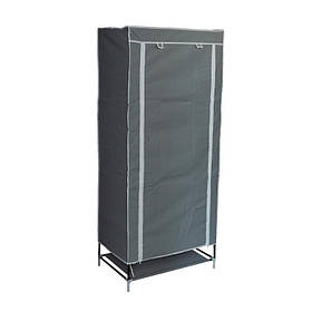 Портативный шкаф-органайзер Wardrobe 1 секция Серый  КОД: 45060004