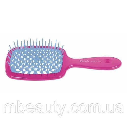 

Расческа Janeke 1830 Superbrush (розовая с голубым) *Made in Italy