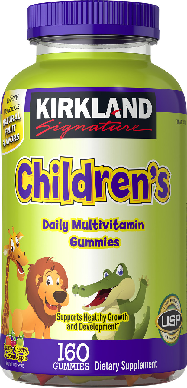 

Kirkland Signature Children's Complete Multivitamin, 160 жевательных конфет
