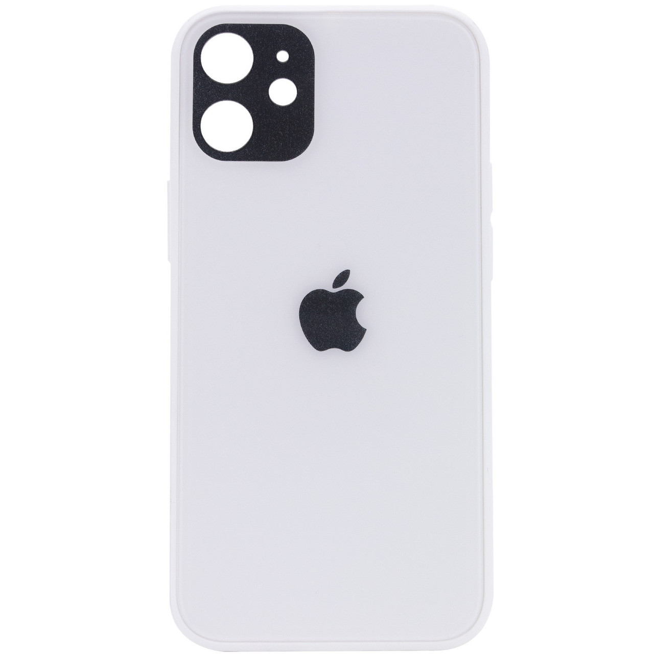 

TPU+Glass чехол GLOSSY Logo Full camera для Apple iPhone 12 mini (5.4"), Белый