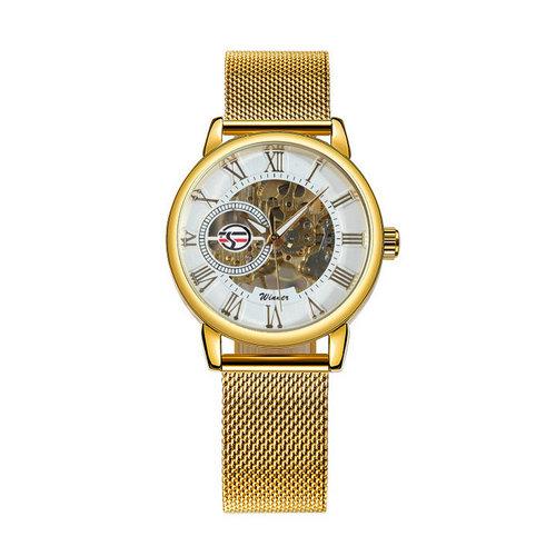 

Модные мужские часы Chronte 412 Gold-White