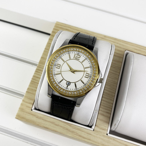 

Часы мужские на руку Guardo 10597 Black-Silver-Gold-White