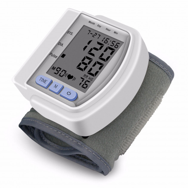 

Тонометр цифровой на запястье. Automatic wrist watch Blood Pressure Monitor RN 506