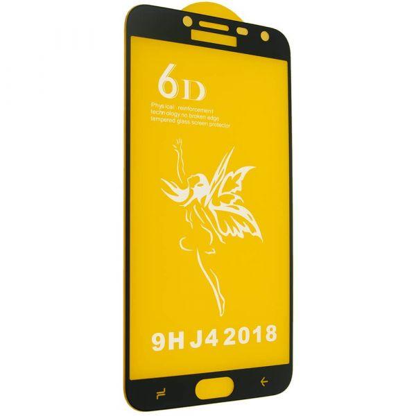 

Захисне скло 6D Glass Premium Samsung J400 Galaxy J4 2018 чорне, Черный