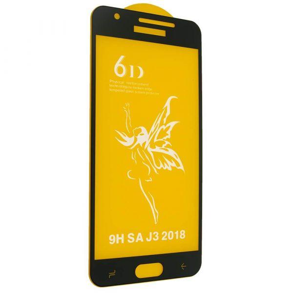 

Захисне скло 6D Glass Premium Samsung J337 Galaxy J3 2018 чорне, Черный