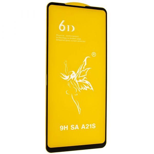 

Захисне скло 6D Glass Premium Samsung A217 Galaxy A21S 2020 чорне, Черный