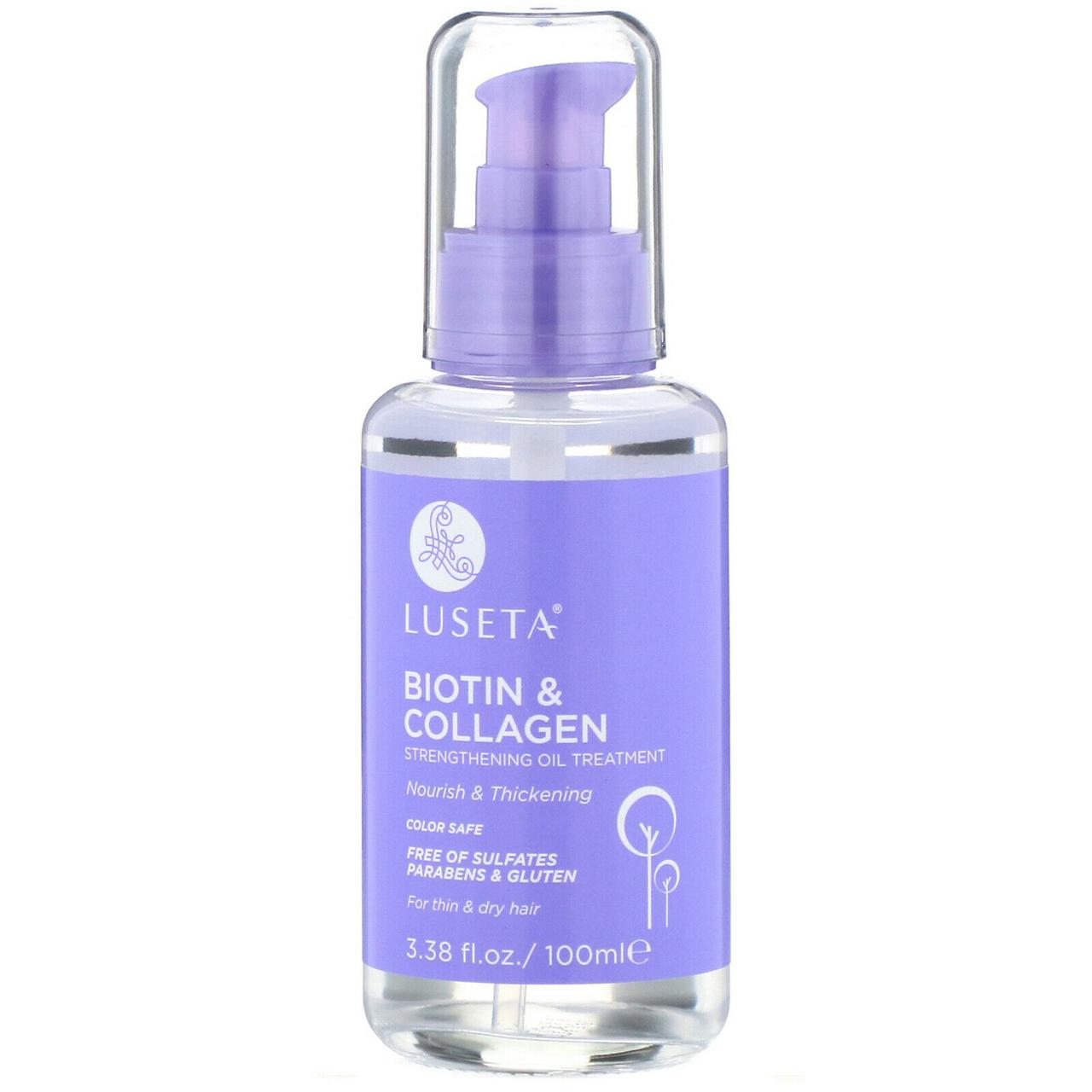 

Масло для волос на основе биотина и коллагена Luseta Biotin & Collagen Strengthening Oil 100ml