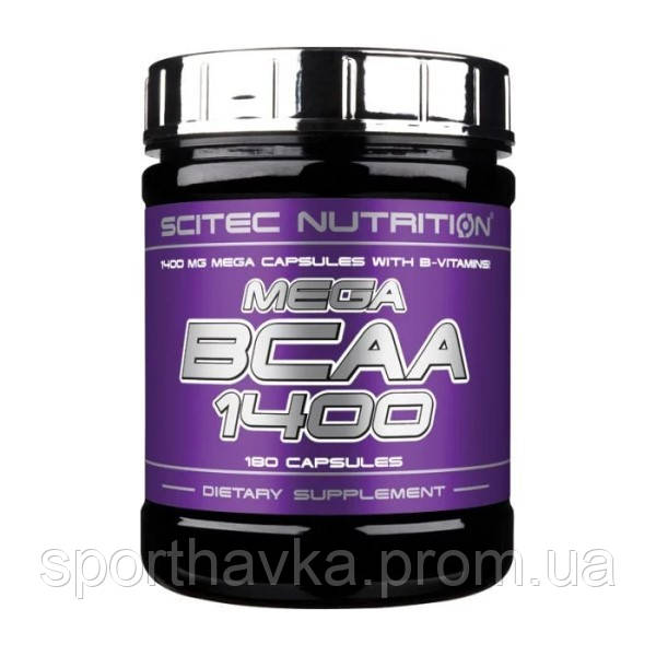 

MEGA BCAA 1400 Scitec Nutrition (180 капсул)