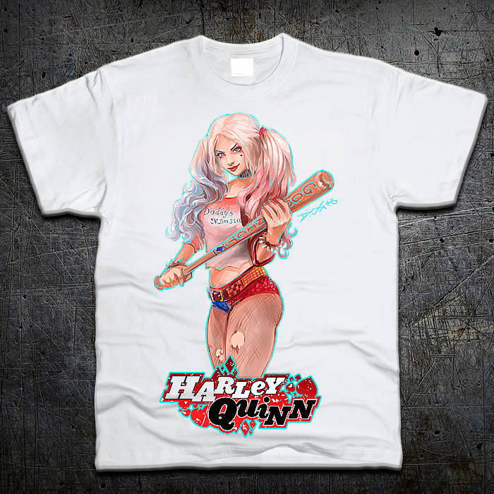 

Футболка Fruit of the Loom Харли Квинн ДС Harley Quinn DC Comics Белый M (4192148)