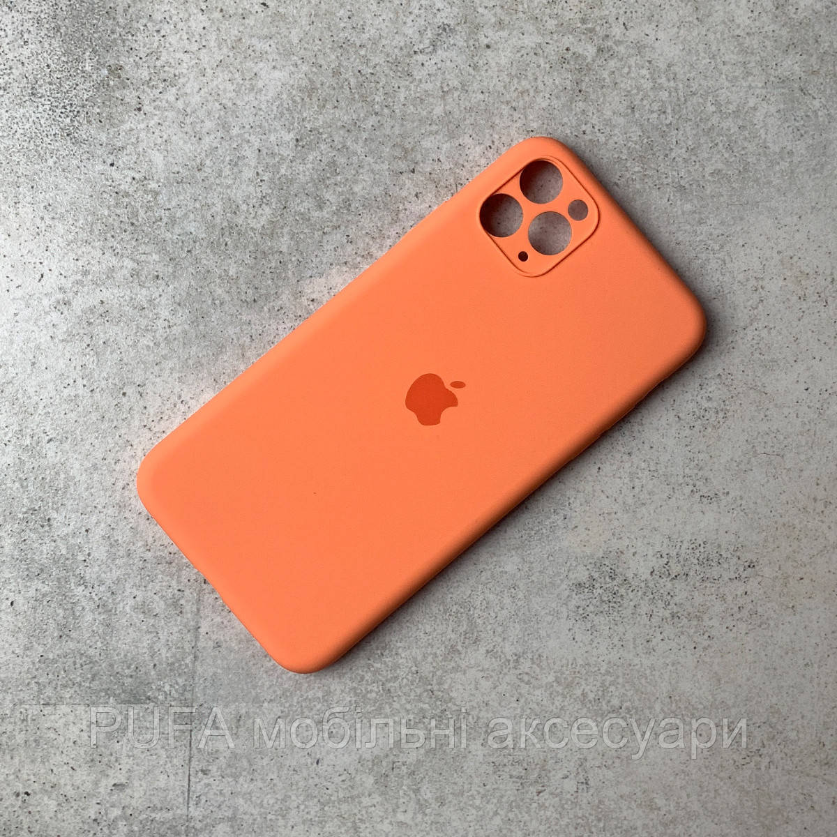 

Чехол Silicone Cover Full Camera Protective iPhone 11 Pro Max Papaya, Оранжевый