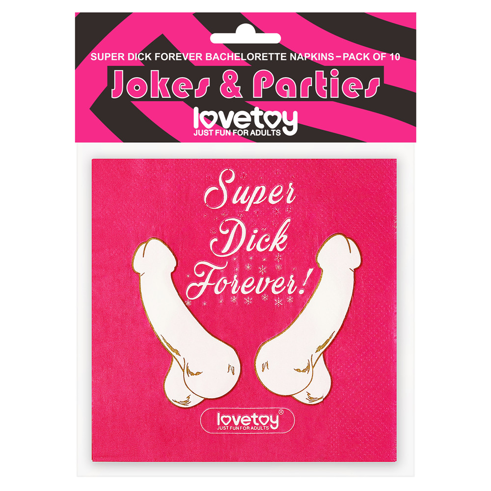 Салфетки для вечеринки Super Dick Forever Bachelorette Paper Napkins (