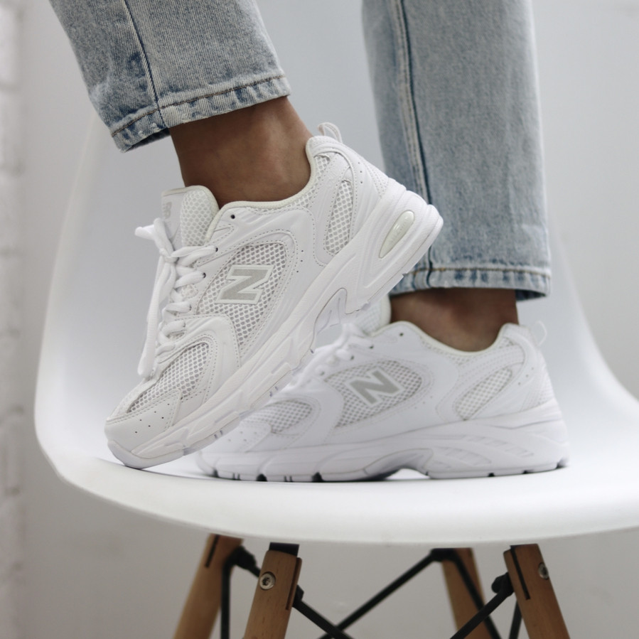 

Женские кроссовки New Balance 530 White / весенние/летние/осенние / кожаные белые 38, Белый