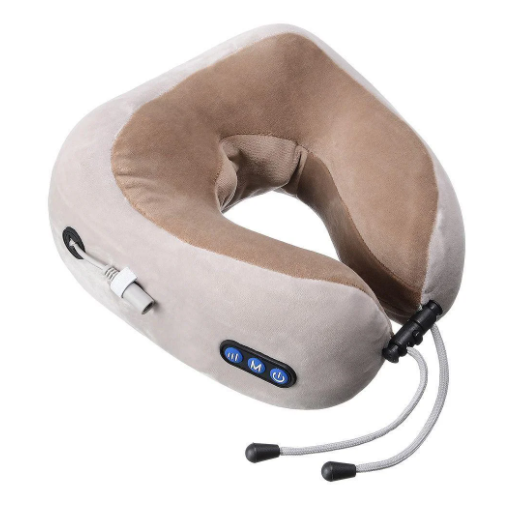 Массажная подушка для шеи (от аккумулятора) Massage Pillow SHAKE (WM-004) Массажер для шеи
