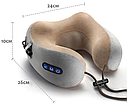 Массажная подушка для шеи (от аккумулятора) Massage Pillow SHAKE (WM-004) Массажер для шеи, фото 2