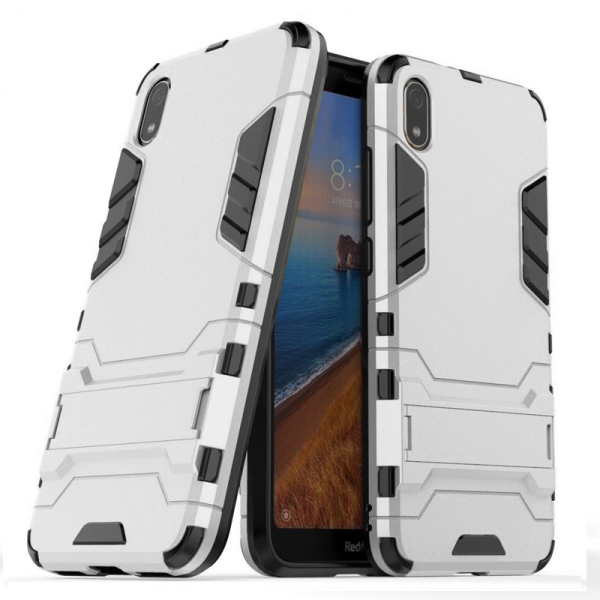 

Чехол MiaMI Armor Case for Xiaomi Redmi 7A Silver, Серебристый