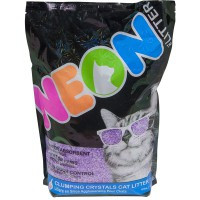 

Neon Litter Clump Неон комкующийся кварцевый наполнитель, неоновые цвета