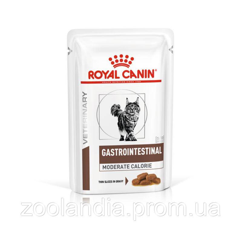 

Royal Canin (Роял Канин) Gastro Intestinal Moderate Calorie Feline влажный корм для кошек при нарушении