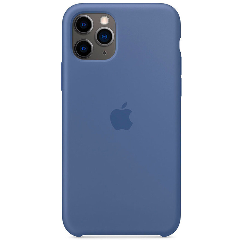 

Silicone Case для Apple iPhone 11 Pro Max Синий / Linen Blue