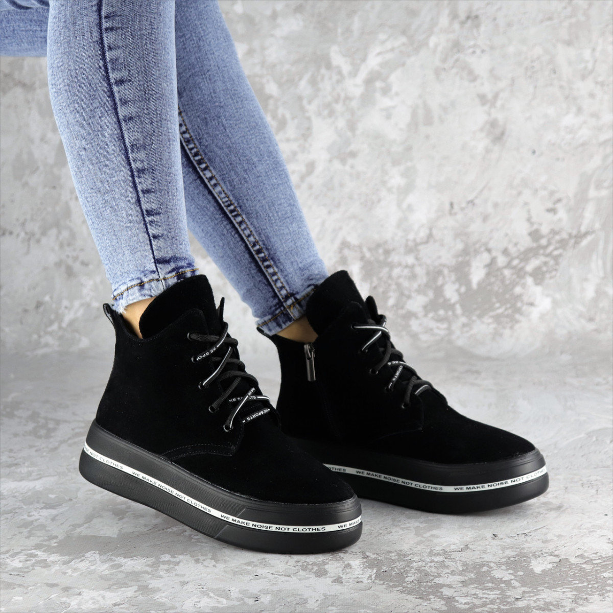 

Ботинки женские Fashion Ether 2253 40 размер 26 см Черный