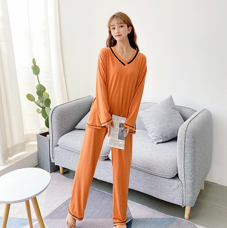 

Комплект домашний женский 2 в 1 Home comfort, оранжевый Berni Fashion