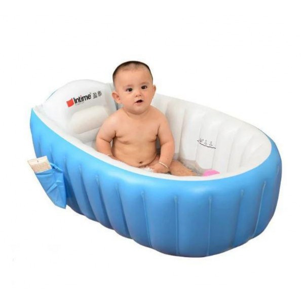 

НАДУВНАЯ ВАННОЧКА INTIME BABY BATH TUB С НАСОСОМ